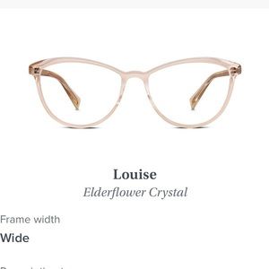 Warby Parker Louise Elderflower Clear Glasses Frames